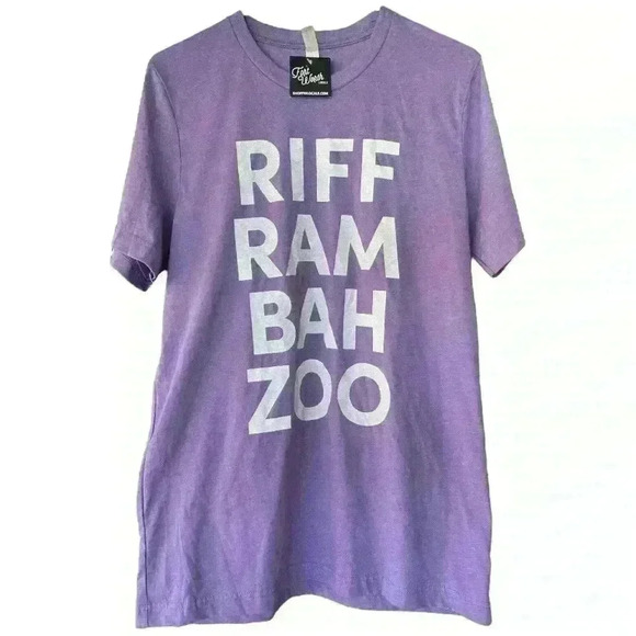 TCU Horned Frogs Riff Ram Bah Zoo Fort Worth Locals Graphic Tee Unisex M NWT - Picture 2 of 6